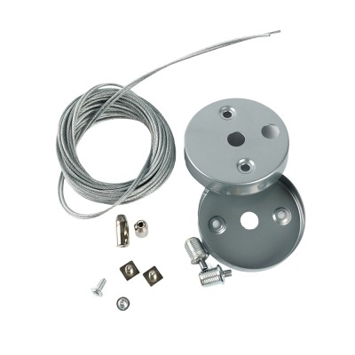 Подвес для светильников AL4036 серии RetailRay, длина 400см, серебро LD4036