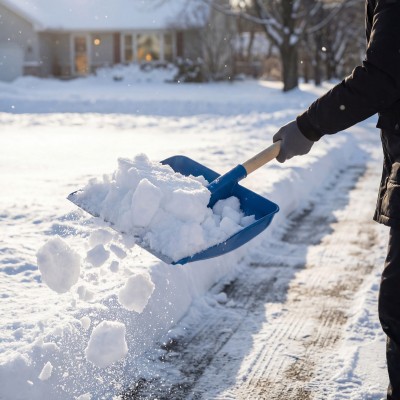 Лопата для уборки снега пластиковая, синяя, 420 х 425 мм, без черенка, Сибртех Лопата для уборки снега пластиковая, синяя, 420 х 425 мм, без черенка, Сибртех