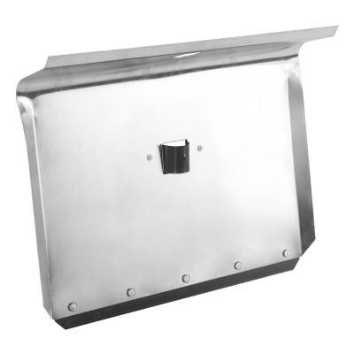 Лопата для уборки снега тротуарная, алюминиевая, 500 х 400 мм, без черенка, Сибртех