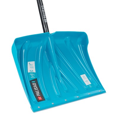 Лопата для уборки снега пластиковая Luxe,460 х 335 х 1300 мм, металлопластиковый черенок, Palisad