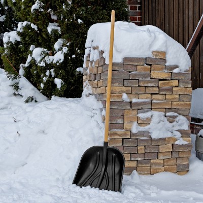 Лопата для уборки снега пластиковая PROFI, 410 х 405 мм, без черенка, Сибртех