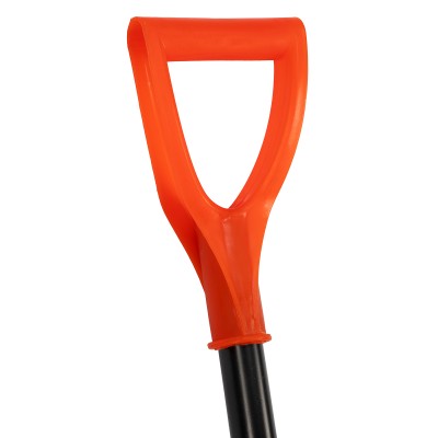 Лопата для уборки снега стальная, 470х335х1335 мм, стальной черенок, Сибртех