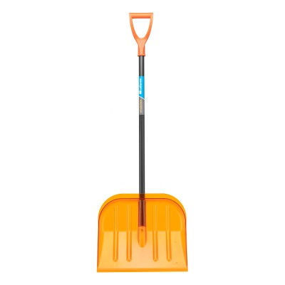 Лопата для уборки снега поликарбонат, 465х410х1390 мм, стальной черенок, усиленная Сибртех Лопата для уборки снега поликарбонат, 465х410х1390 мм, стальной черенок, усиленная Сибртех