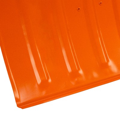 Лопата для уборки снега стальная, 470х335х1335 мм, стальной черенок, Сибртех