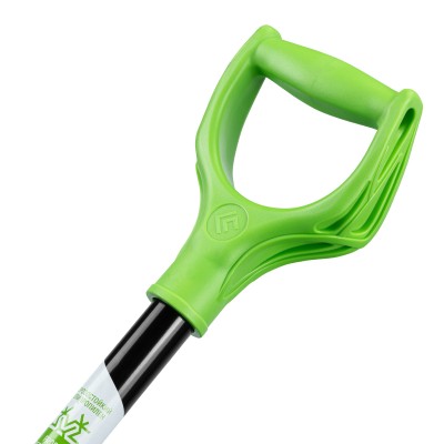 Лопата для уборки снега пластиковая, 400х417х1390 мм, алюминиевый черенок Palisad