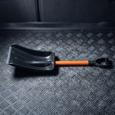 Лопата для уборки снега полипропиленовая, 275х365х790 мм, стальной черенок, Stels