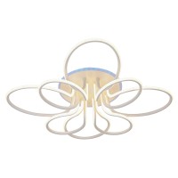 Светодиодная люстра 6049/4+4A WHT 224W+8W RGB