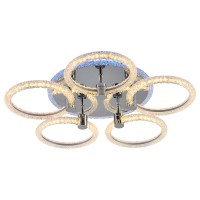 Светодиодная люстра 8024/5 CHR 90W+8W RGB