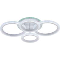 Светодиодная люстра 6333/4 WHT 80W+6,5W RGB