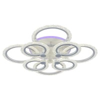 Светодиодная люстра 8003/8 WHT A 144W+11W RGB