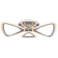 Светодиодная люстра 8037/2+2 CHR 76W+8W RGB Светодиодная люстра 8037/2+2 CHR 76W+8W RGB