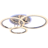 Светодиодная люстра 8447/3 CHR 90W+8W RGB Светодиодная люстра 8447/3 CHR 90W+8W RGB