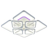Светодиодная люстра 8057/4+4 WHT A 224W+10W RGB Светодиодная люстра 8057/4+4 WHT A 224W+10W RGB