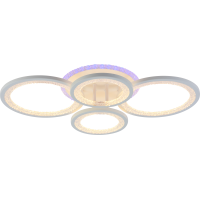 Светодиодная люстра 8448/4 WHT 96W+7W RGB