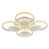 Светодиодная люстра 5883/4+4B WHT 152W+8W RGB