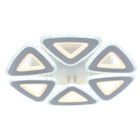 Светодиодная люстра 8008/6 WHT 126W+84W BL+YL