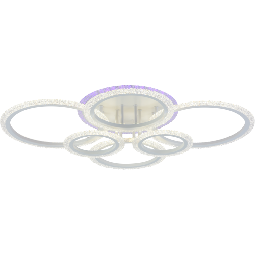 Светодиодная люстра 8447/6 WHT 132W+8W RGB