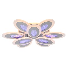 Светодиодная люстра 8091/6+3 CHR 184W+108W RGB