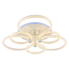 Светодиодная люстра 8024/3+3 WHT 139W+8W RGB