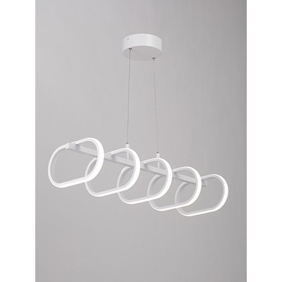Люстра V3965-0/5S, LED 64Вт, 3900-4200К, 4780лм