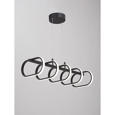Люстра V3965-1/5S, LED 64Вт, 3900-4200К, 4780лм