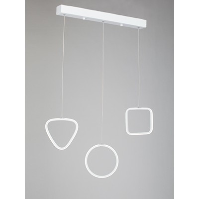 Люстра V3048-0/3S, LED 35Вт, 3900-4200К, 2500лм
