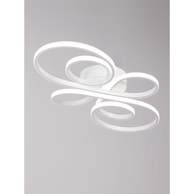 Люстра V3775-0/2PL, LED 80Вт, 3900-4200К, 7000лм