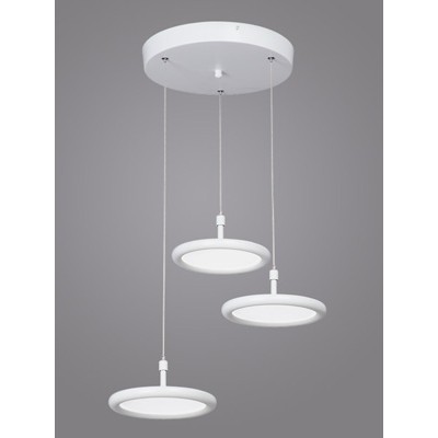 Люстра V4604-0/3S, LED 36Вт, 3900-4200К
