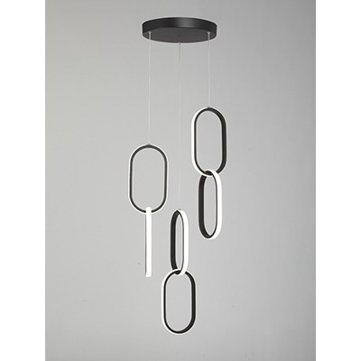 Люстра V4695-1/6S, LED 80Вт, 3900-4200К, 7500лм