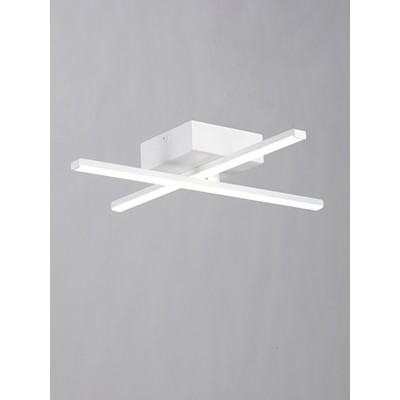 Люстра V3801-0/2PL, LED 17Вт, 3900-4200К, 1400лм