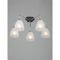Люстра V4500-9/5PL, 5xE14 макс. 40Вт, плафон ПП