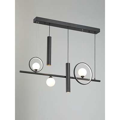 Люстра V3095-1/5S, 3xG9 макс. 28Вт, 2xGU10 макс. 35Вт, LED 31Вт, 3900-4200К, 2650лм