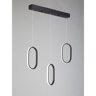 Люстра V3049-1/3S, LED 38Вт, 3900-4200К, 2800лм