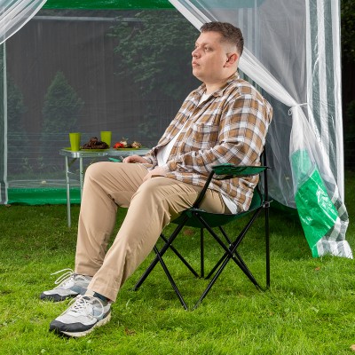 Стул складной с подлокотниками и подстаканником 81 х 51 х 86 см Camping Palisad Стул складной с подлокотниками и подстаканником 81 х 51 х 86 см Camping Palisad