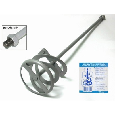 Миксер д/клеев 120х600мм М14 ФИОЛЕНТ Миксер д/клеев 120х600мм М14 ФИОЛЕНТ