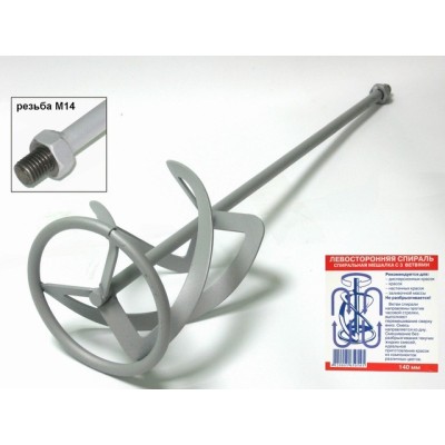 Миксер д/красок 140х600мм М14 (левостор.) ФИОЛЕНТ Миксер д/красок 140х600мм М14 (левостор.) ФИОЛЕНТ