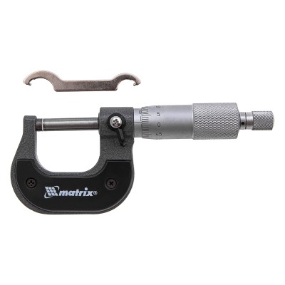 Микрометр механический,0-25 мм Matrix Микрометр механический,0-25 мм Matrix