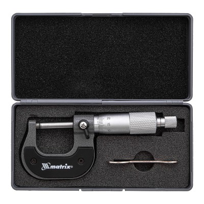 Микрометр механический,0-25 мм Matrix Микрометр механический,0-25 мм Matrix