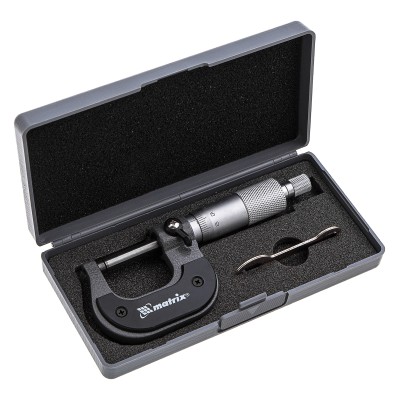 Микрометр механический,0-25 мм Matrix Микрометр механический,0-25 мм Matrix