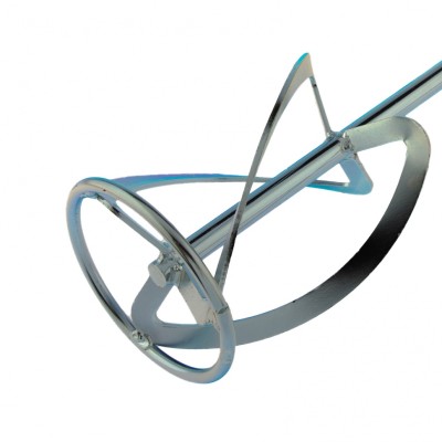 Насадка для миксера, для легких растворов, 120 х 590 мм, оцинкованная, хвостовик резьба М14 Сибртех Насадка для миксера, для легких растворов, 120 х 590 мм, оцинкованная, хвостовик резьба М14 Сибртех