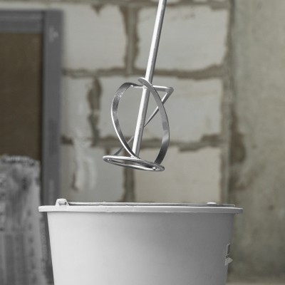 Насадка для миксера, для легких растворов, 120 х 590 мм, оцинкованная, хвостовик резьба М14 Сибртех Насадка для миксера, для легких растворов, 120 х 590 мм, оцинкованная, хвостовик резьба М14 Сибртех