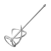 Насадка для миксера, для легких растворов, 140 х 590 мм, оцинкованная, хвостовик резьба М14 Сибртех Насадка для миксера, для легких растворов, 140 х 590 мм, оцинкованная, хвостовик резьба М14 Сибртех