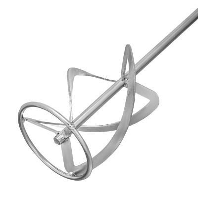 Насадка для миксера, для легких растворов, 140 х 590 мм, оцинкованная, хвостовик резьба М14 Сибртех Насадка для миксера, для легких растворов, 140 х 590 мм, оцинкованная, хвостовик резьба М14 Сибртех