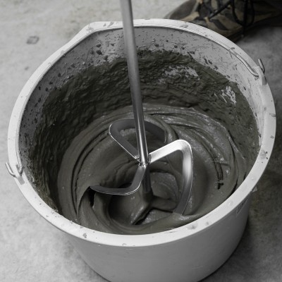 Насадка для миксера, для тяжелых растворов, 160 х 590 мм, оцинкованная, хвостовик резьба М14 Сибртех