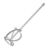 Насадка для миксера, для тяжелых растворов, 120 х 590 мм, оцинкованная, хвостовик резьба М14 Сибртех Насадка для миксера, для тяжелых растворов, 120 х 590 мм, оцинкованная, хвостовик резьба М14 Сибртех