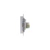 ATLASDESIGN РОЗЕТКА двойная ТВ + компьютерная RJ45 кат. 5e, механизм, АЛЮМИНИЙ