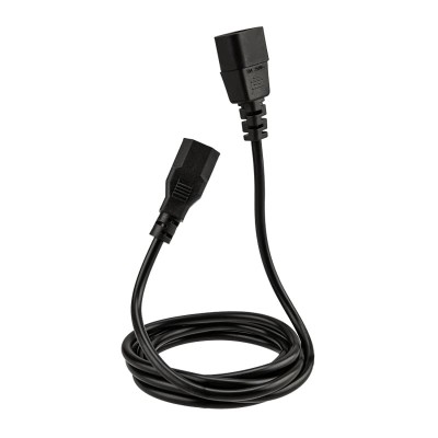 Шнур сетевой, разъем IEC 320 C13 - разъем IEC 320 C14, кабель 3x0,75 мм², длина 1,5 метра (PE пакет) REXANT