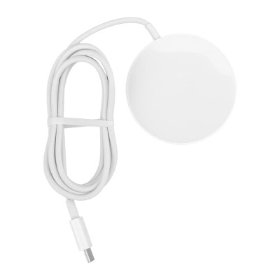 Беспроводное зарядное устройство Fast charge, Qi 15Вт, серебро REXANT