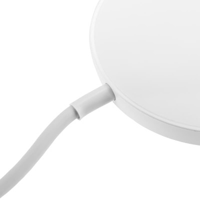 Беспроводное зарядное устройство Fast charge, Qi 15Вт, серебро REXANT