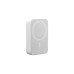Портативное беспроводное зарядное устройство Power Bank (аккумуляторная батарея) 10000 mAh, MagSafe, белое REXANT